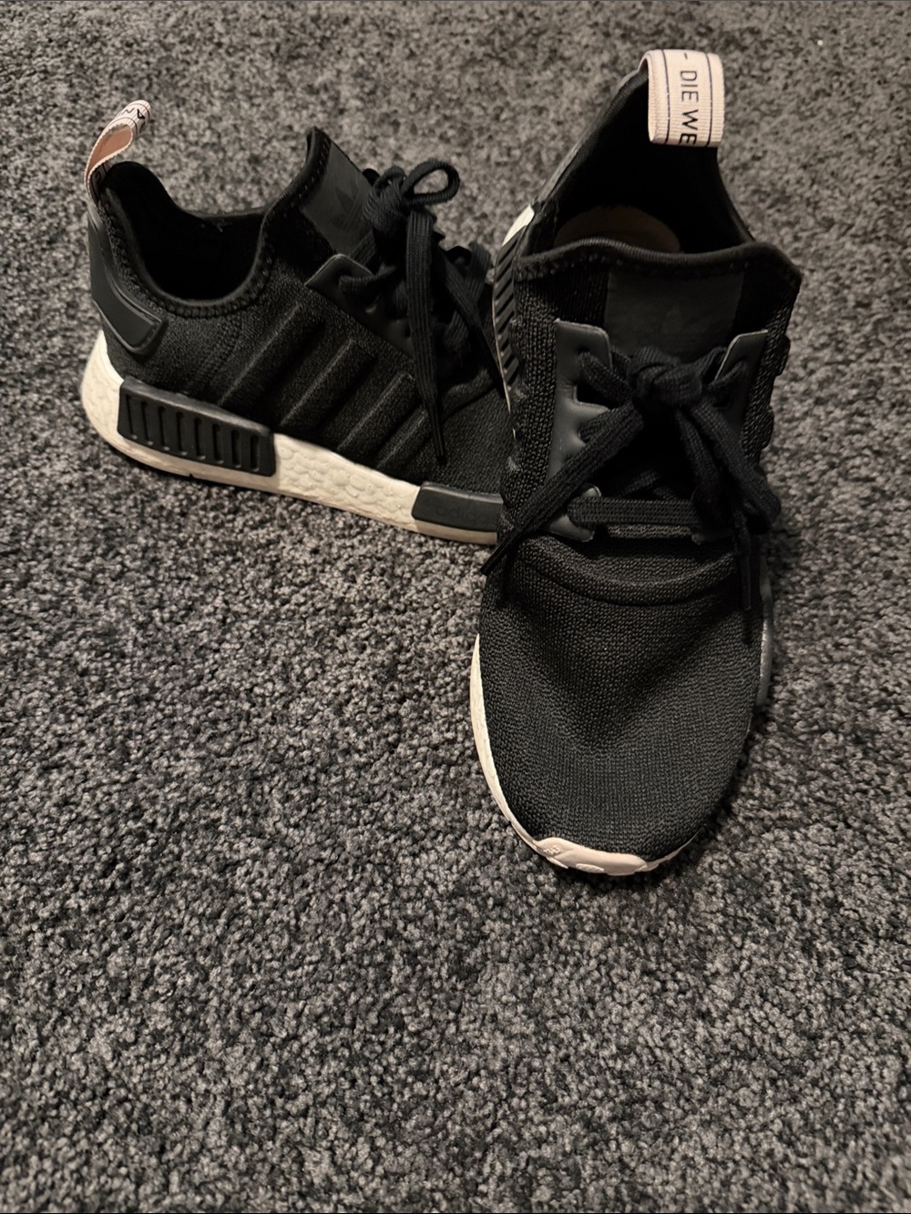 adidas NMD R1 Women's Black with White Accent